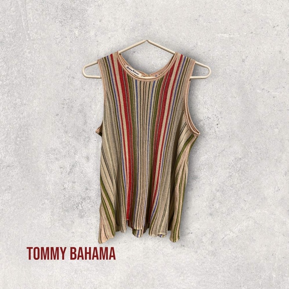 Tommy Bahama Tops - 3/$20🌿Tommy Bahama sparkly striped tank